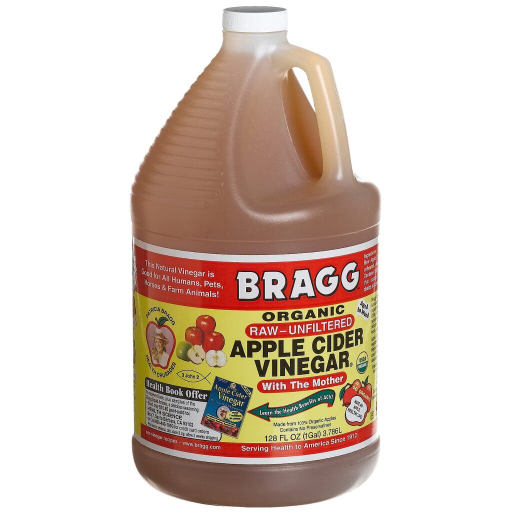 Bragg Organic Raw Apple Cider Vinegar, 128 Ounce - 1 Pack