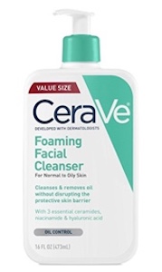 CeraVe Foaming Facial Cleanser for Oily Skin