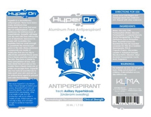 HyperDri Aluminum-Free Antiperspirant