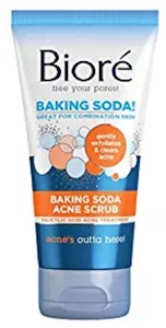 Bioré Baking Soda Acne Scrub for Combination Skin