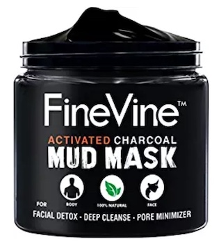 Fine Vine Activated Charcoal Mud Mask