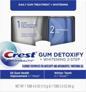 Crest Gum Detoxify Plus Whitening 2 Step Toothpaste