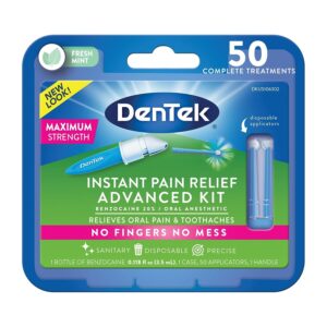 DenTek Instant Oral Pain Relief Maximum Strength Kit for Toothaches